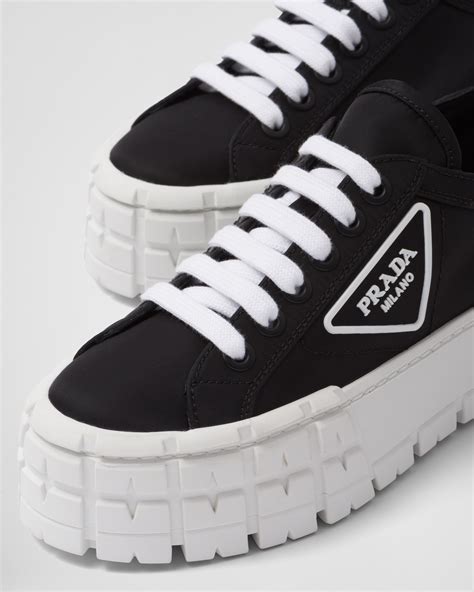 prada double wheel sneakers.